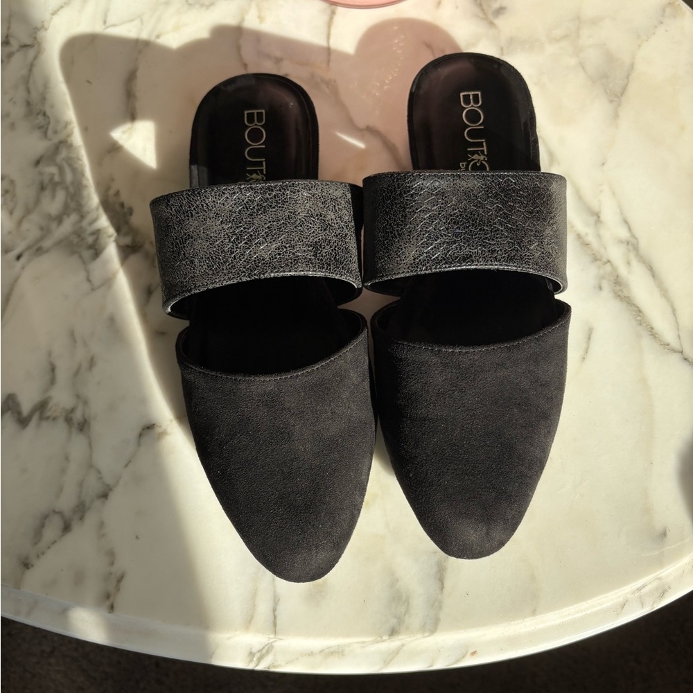 Corky’s Black Slip-on Mules Women’s Size 38 or U.S. 8